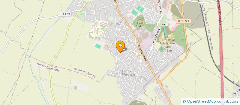 localisation de l'entreprise MONSIEUR JEREMY FRUCHART à NŒUX-LES-MINES