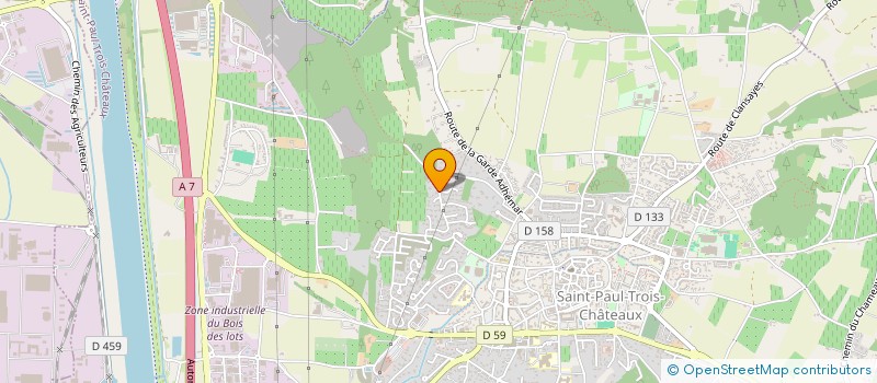 localisation de l'entreprise MONSIEUR JEREMY FUSTER  SAINT-PAUL-TROIS-CHATEAUX