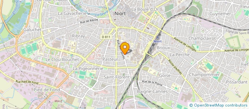 localisation de l'entreprise MONSIEUR JEREMY GACHET  NIORT