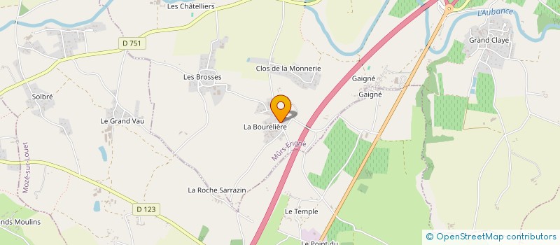 localisation de l'entreprise MONSIEUR JEREMY GAIGNARD  MURS-ERIGNE