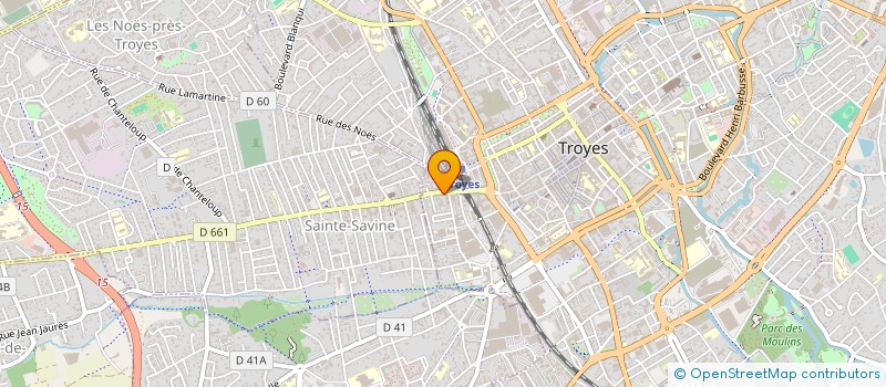 localisation de l'entreprise MONSIEUR JEREMY GAIN  TROYES