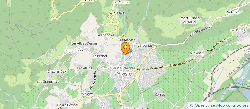 localisation de l'entreprise MONSIEUR JEREMY GALLARDO  SAINT-PIERRE-D'ALBIGNY