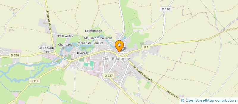 localisation de l'entreprise MONSIEUR JEREMY GARANDEAU  CHEF-BOUTONNE