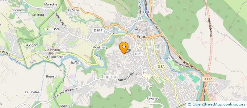 localisation de l'entreprise MONSIEUR JEREMY GARCIA à FOIX