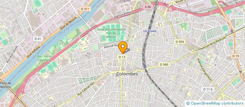 localisation de l'entreprise MONSIEUR JEREMY GARCIA à COLOMBES