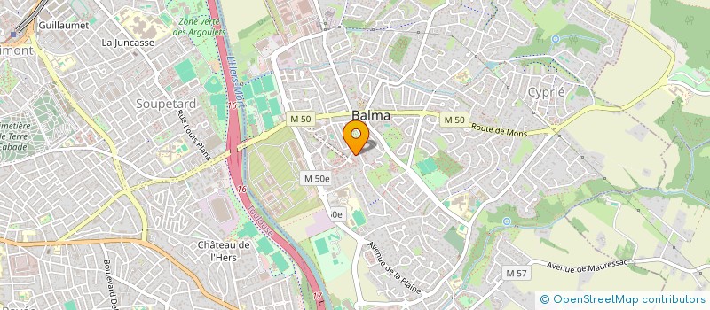 localisation de l'entreprise MONSIEUR JEREMY GARCIA  BALMA