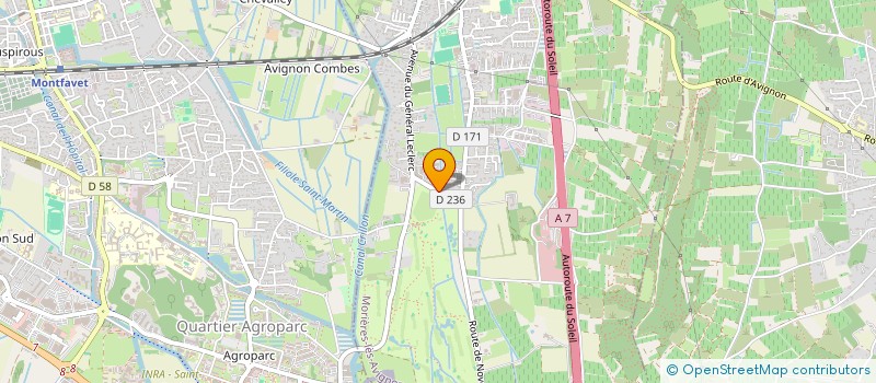 localisation de l'entreprise MONSIEUR JEREMY GARCIN  MORIERES-LES-AVIGNON