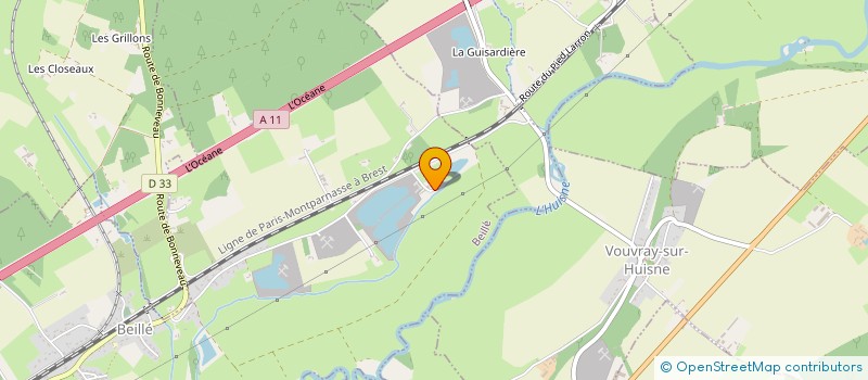 localisation de l'entreprise MONSIEUR JEREMY GARREAU  BEILLE