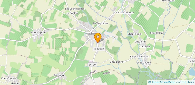localisation de l'entreprise MONSIEUR JEREMY GAUDIN à AUJAC