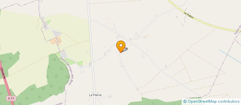 localisation de l'entreprise MONSIEUR JEREMY GAUDRAT à SAINT-GERMAIN-DES-BOIS