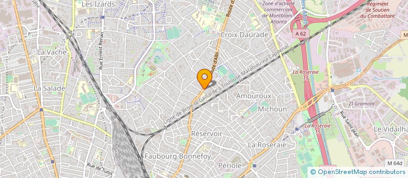 localisation de l'entreprise MONSIEUR JEREMY GAUSSET à TOULOUSE