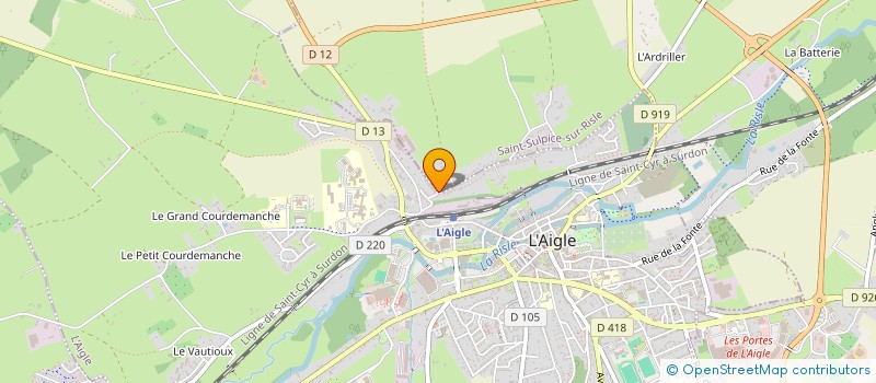 localisation de l'entreprise MONSIEUR JEREMY GAUTIER à L AIGLE