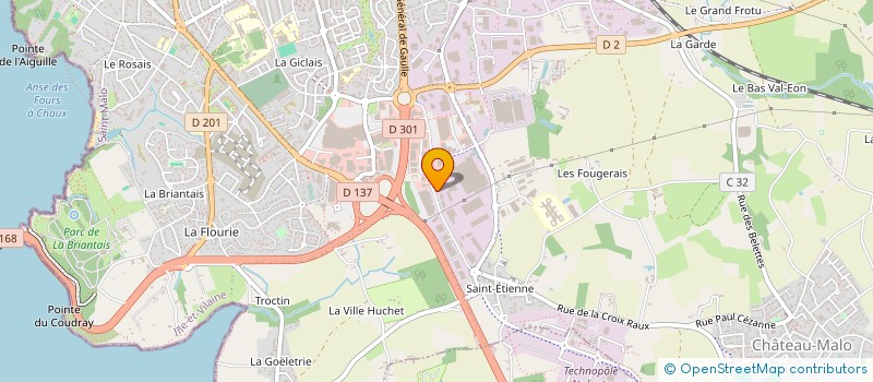 localisation de l'entreprise MONSIEUR JEREMY GAUTIER  SAINT-MALO