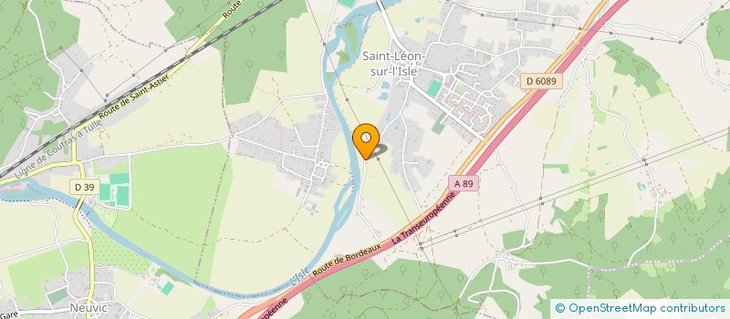 localisation de l'entreprise MONSIEUR JEREMY GENDRE  SAINT-LEON-SUR-L'ISLE