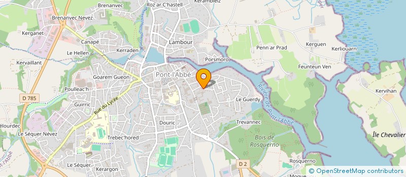 localisation de l'entreprise MONSIEUR JEREMY GENTIL à PONT-L'ABBE