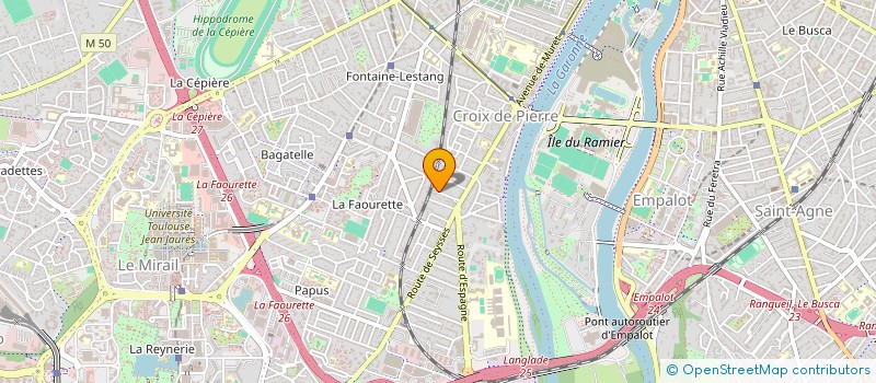 localisation de l'entreprise MONSIEUR JEREMY GEORGES  TOULOUSE