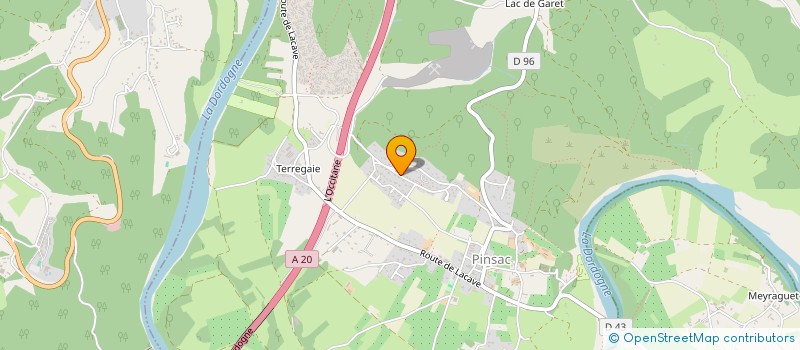 localisation de l'entreprise MONSIEUR JEREMY GERAULT  PINSAC