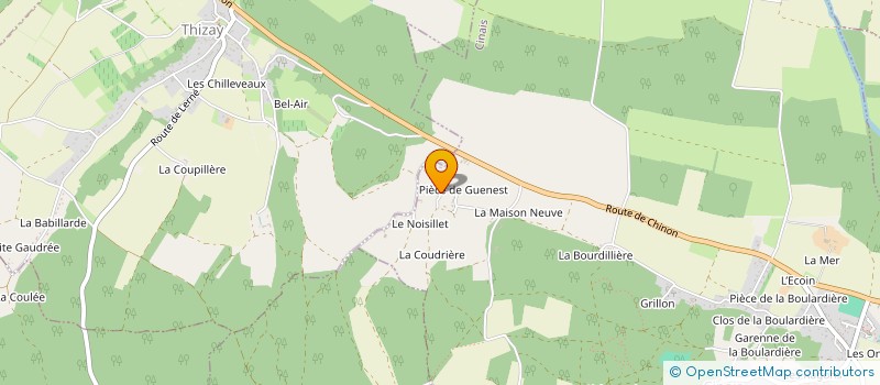 localisation de l'entreprise MONSIEUR JEREMY GHENO  CINAIS