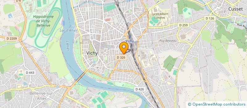 localisation de l'entreprise MONSIEUR JEREMY GIBERNON à VICHY