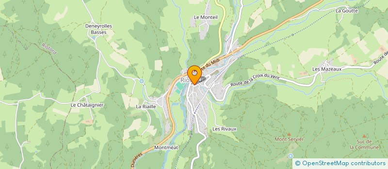 localisation de l'entreprise MONSIEUR JEREMY GIBERNON  RIOTORD