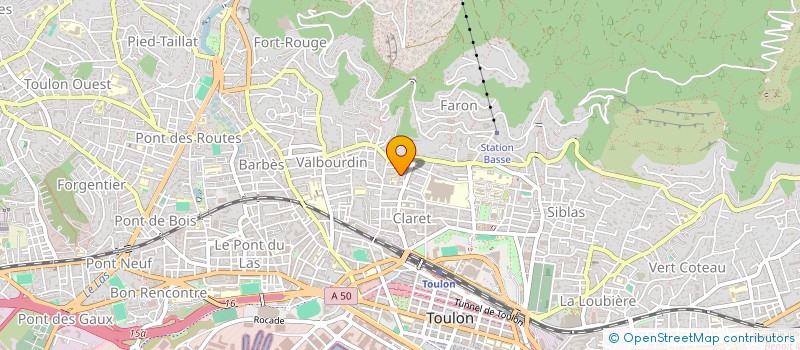 localisation de l'entreprise MONSIEUR JEREMY GIGAREL  TOULON