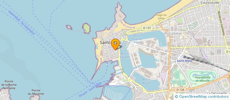 localisation de l'entreprise MONSIEUR JEREMY GILLES PAUL GAUTIER  SAINT-MALO