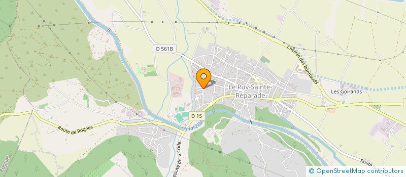 localisation de l'entreprise MONSIEUR JEREMY GIORDANO  LE PUY-SAINTE-REPARADE