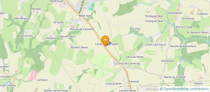 localisation de l'entreprise MONSIEUR JEREMY GIRARDET  LANRIVOARE