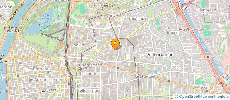 localisation de l'entreprise MONSIEUR JEREMY GITTENAY  VILLEURBANNE