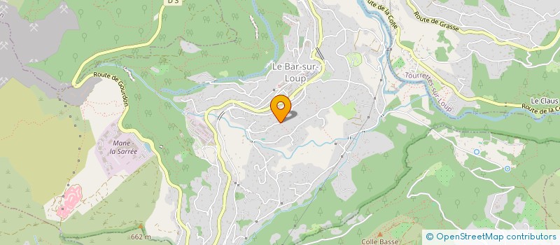 localisation de l'entreprise MONSIEUR JEREMY GLANEUX à LE BAR-SUR-LOUP