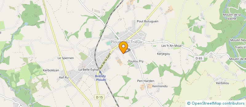 localisation de l'entreprise MONSIEUR JEREMY GODIN  PLOUEC-DU-TRIEUX