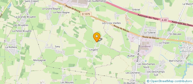 localisation de l'entreprise MONSIEUR JEREMY GOMES  SAINT-JEAN-SUR-VEYLE