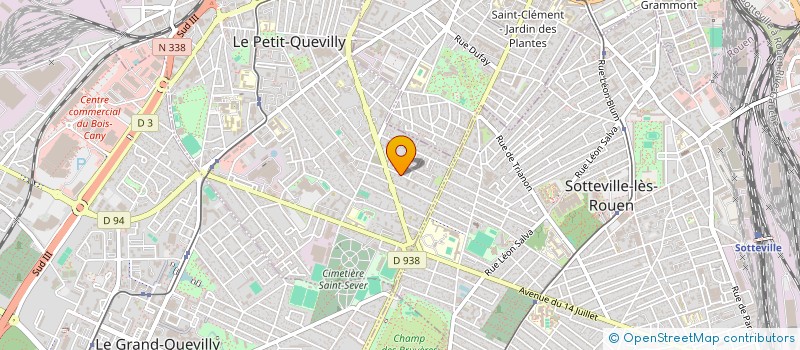 localisation de l'entreprise MONSIEUR JEREMY GONCALVES  LE PETIT-QUEVILLY