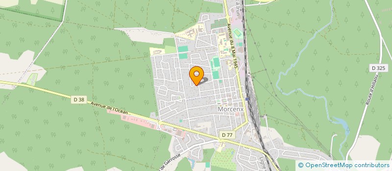 localisation de l'entreprise MONSIEUR JEREMY GONCALVES RIBEIRO  MORCENX-LA-NOUVELLE