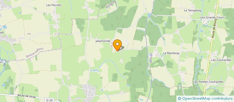 localisation de l'entreprise MONSIEUR JEREMY GONIN  ATTIGNAT