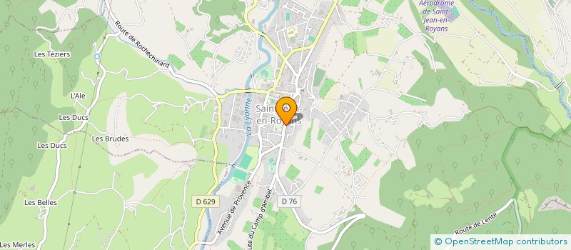 localisation de l'entreprise MONSIEUR JEREMY GOUIRAND  SAINT-JEAN-EN-ROYANS