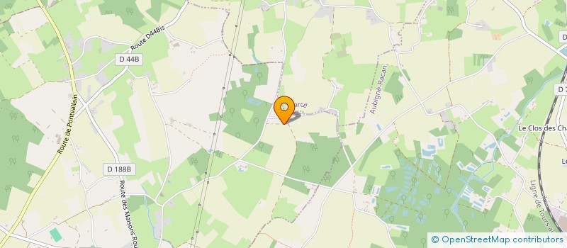 localisation de l'entreprise MONSIEUR JEREMY GOURAUD  LE LUDE