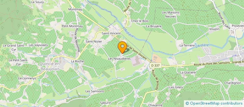 localisation de l'entreprise MONSIEUR JEREMY GOUTIERREZ  QUINCIE-EN-BEAUJOLAIS