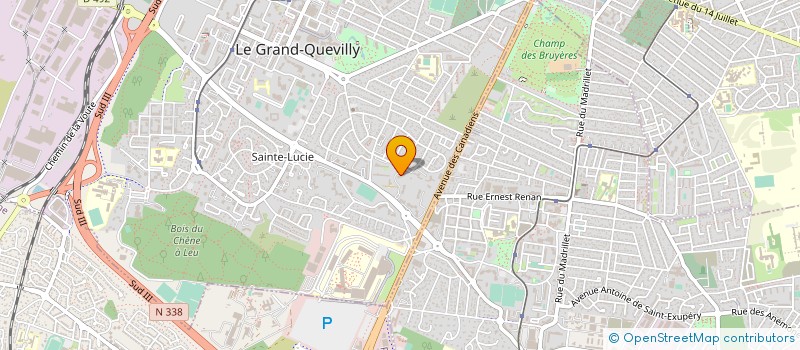 localisation de l'entreprise MONSIEUR JEREMY GRANCHER  LE GRAND-QUEVILLY