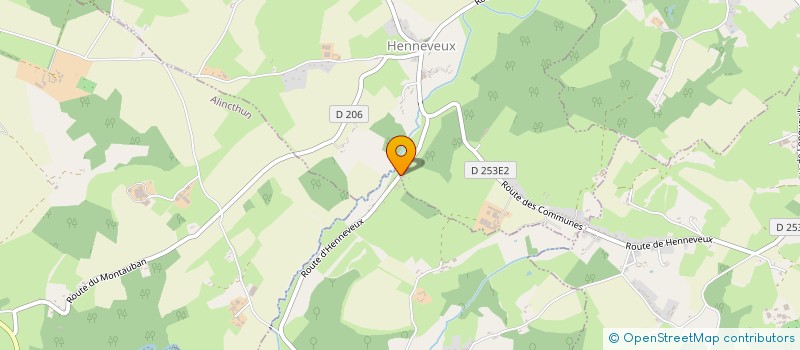 localisation de l'entreprise MONSIEUR JEREMY GRANDIOU  HENNEVEUX