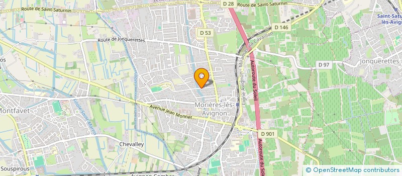 localisation de l'entreprise MONSIEUR JEREMY GRANIER  MORIERES-LES-AVIGNON