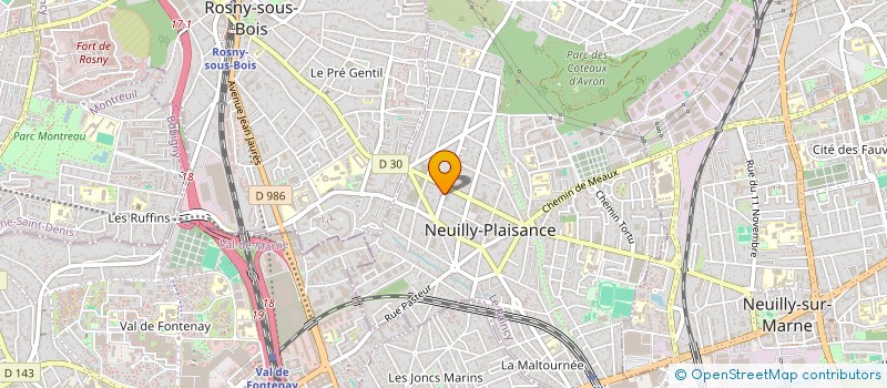 localisation de l'entreprise MONSIEUR JEREMY GRAT à NEUILLY-PLAISANCE
