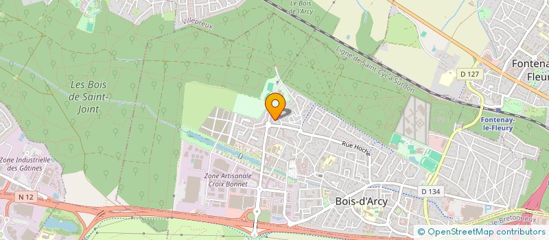 localisation de l'entreprise MONSIEUR JEREMY GREGORIO  BOIS-D'ARCY