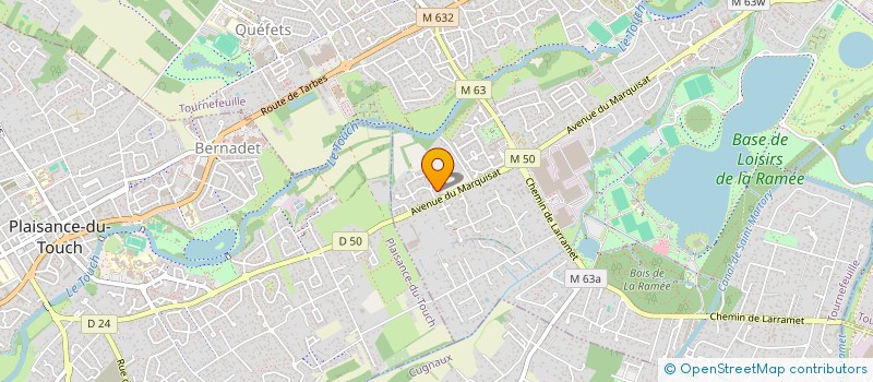 localisation de l'entreprise MONSIEUR JEREMY GREMILLON  TOURNEFEUILLE