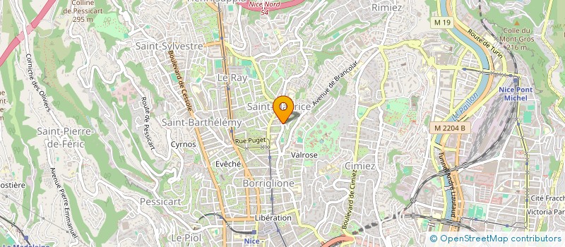 localisation de l'entreprise MONSIEUR JEREMY GRIFFAUD à NICE