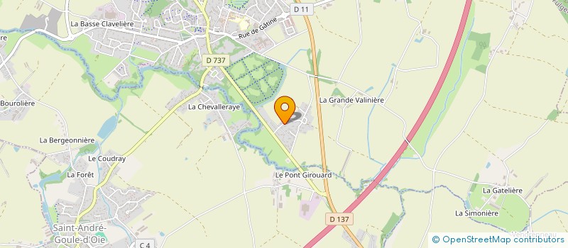 localisation de l'entreprise MONSIEUR JEREMY GROIZARD  LA RABATELIERE