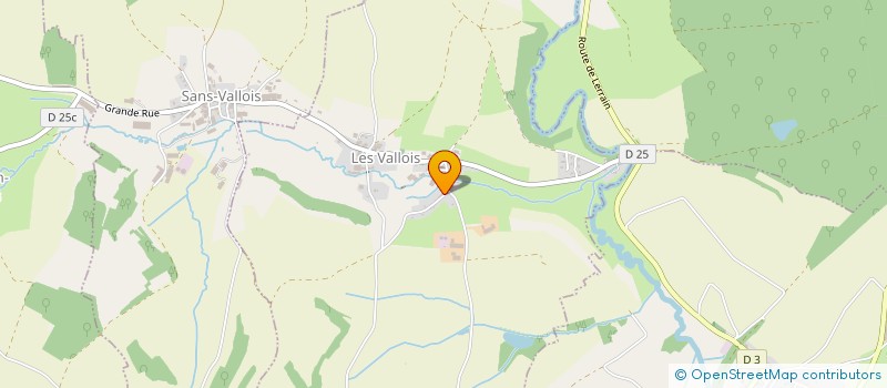 localisation de l'entreprise MONSIEUR JEREMY GROSJEAN  LES VALLOIS