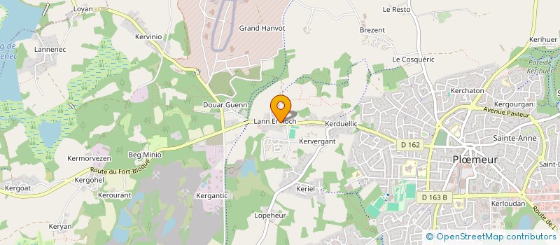 localisation de l'entreprise MONSIEUR JEREMY GROSJEAN à PLOEMEUR