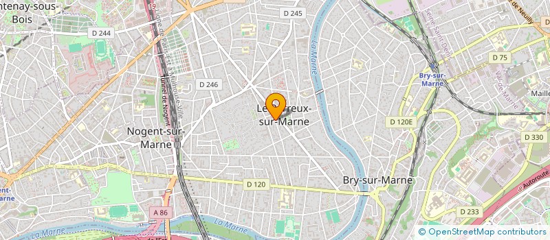 localisation de l'entreprise MONSIEUR JEREMY GROSS  LE PERREUX-SUR-MARNE