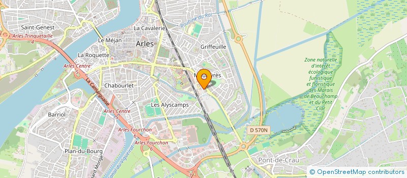 localisation de l'entreprise MONSIEUR JEREMY GUARNERI  ARLES